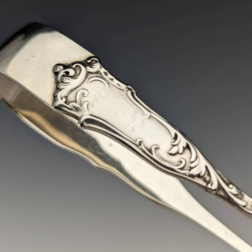 1908年 英国アンティーク 純銀製 シュガートング 30g Joseph Rodgers